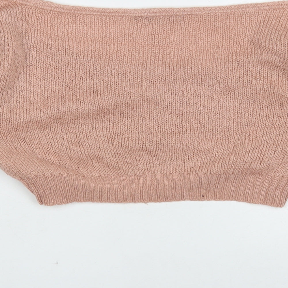 Womens UK Size S PRETTYLITTLETHING Pink Pullover Jumper