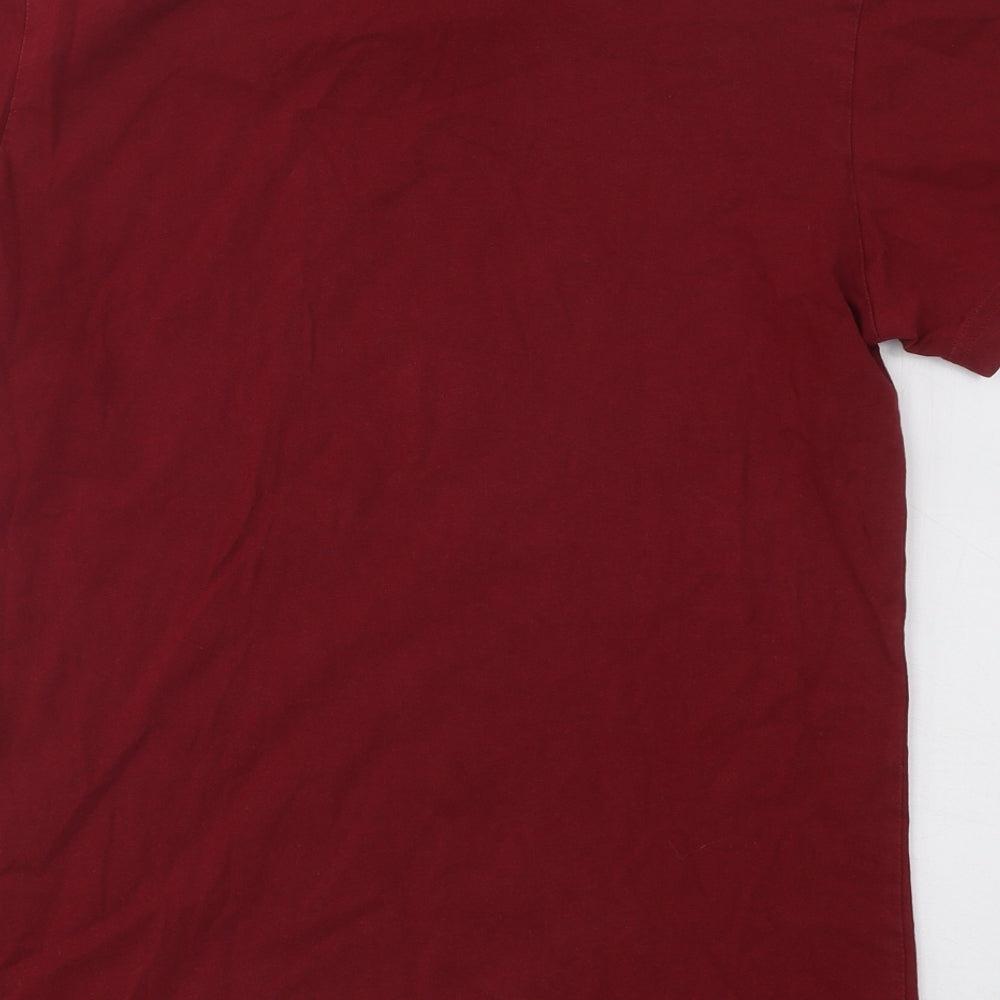 Mens UK Size S adidas Red T-Shirt