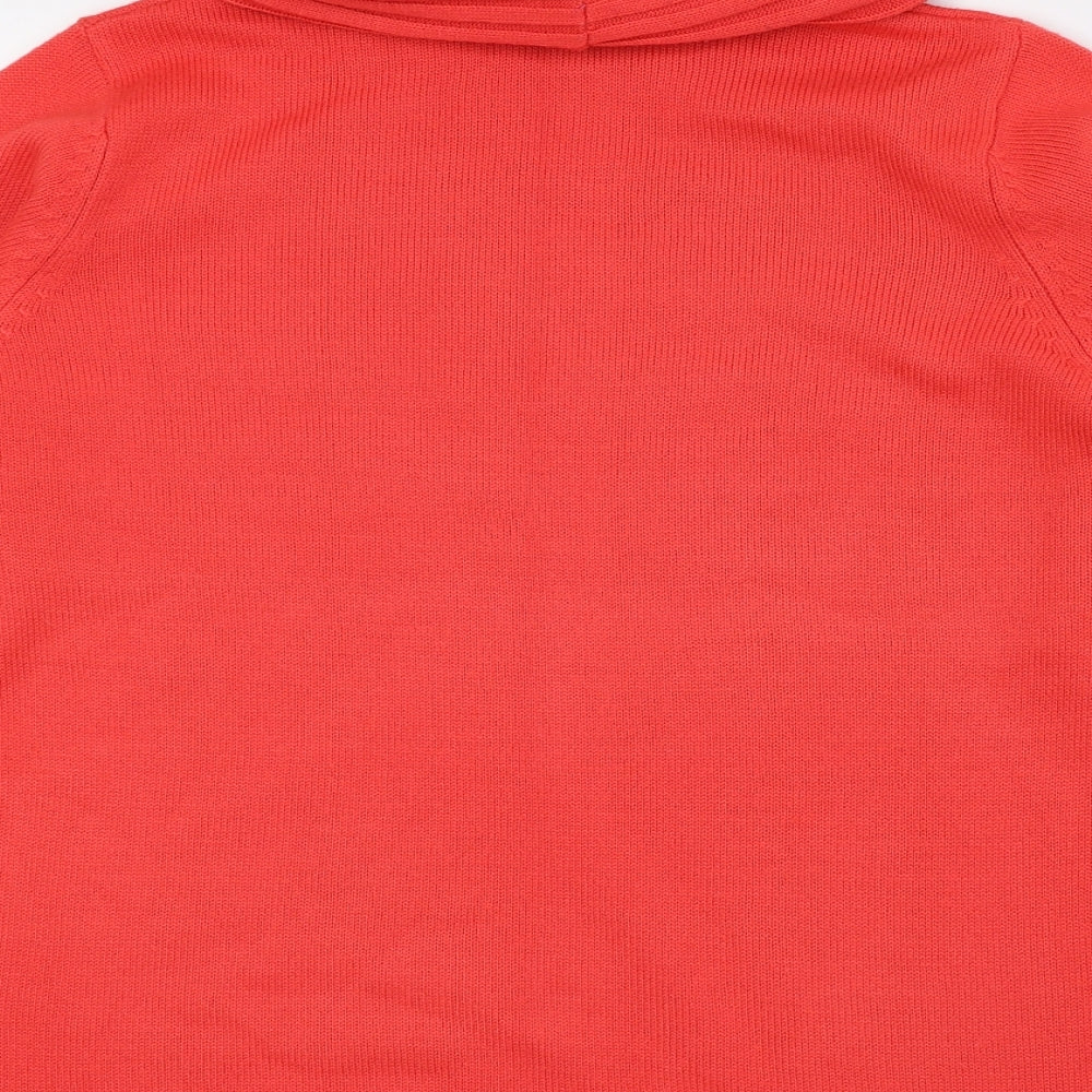 Womens UK Size 16 Essential Pink Pullover Jumper