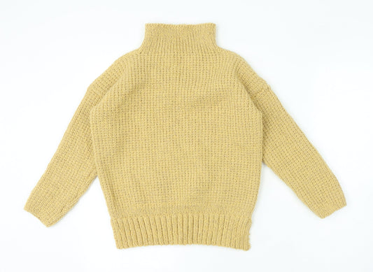 Womens UK Size S Preworn Beige Pullover Jumper