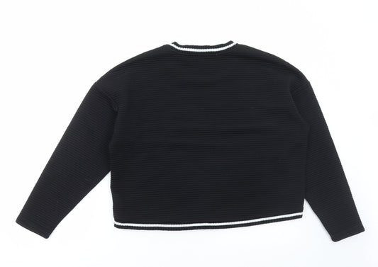 Womens UK Size 14 NEXT Black Pullover Jumper