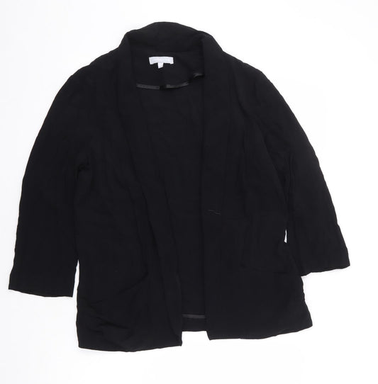 Womens UK Size 14 Red Herring Black Jacket