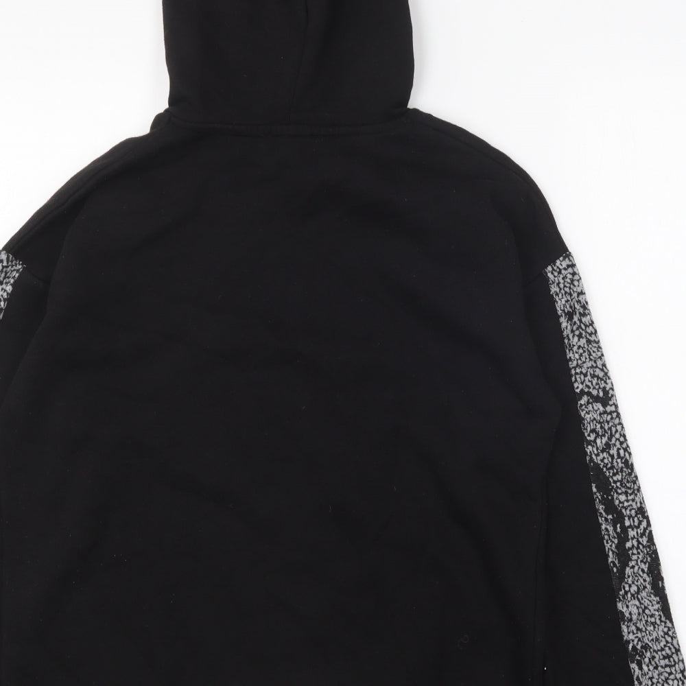Papaya Womens Black Polyester Pullover Hoodie Size M Pullover