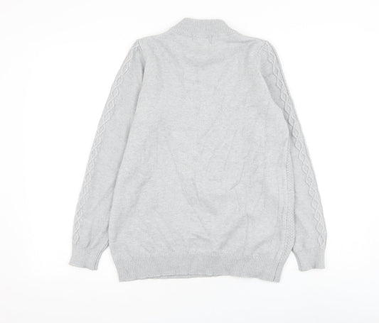 Womens UK Size 14 Bonmarché Grey Pullover Jumper