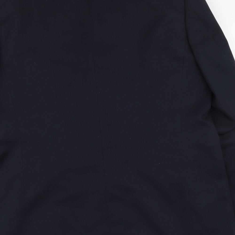Mens UK Size L Savatini Regular Blue Suit Jacket