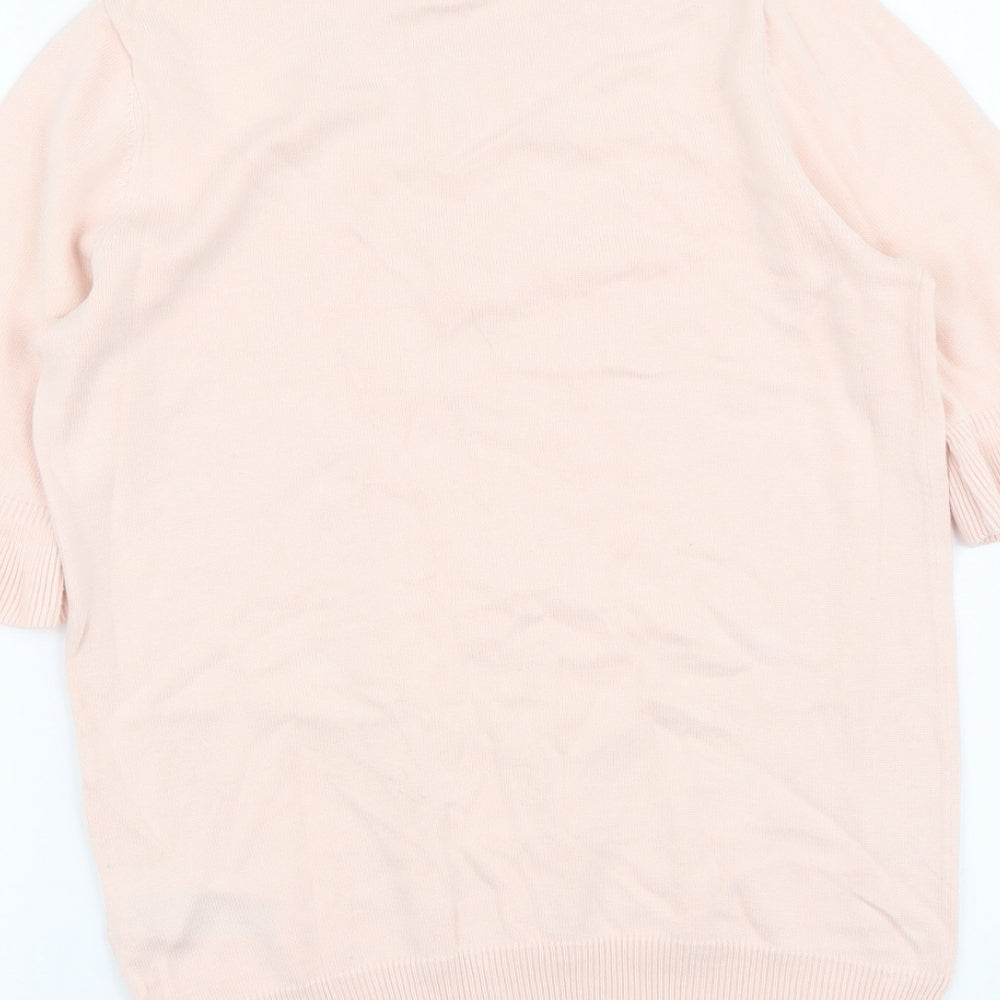 Womens UK Size 10 Dorothy Perkins Pink Pullover Jumper
