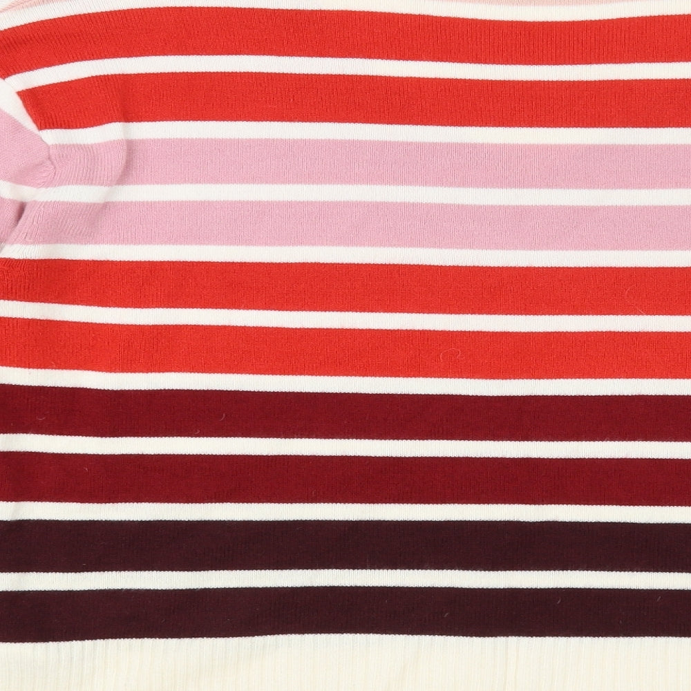 Womens UK Size 14 Marks and Spencer Red Pullover Jumper