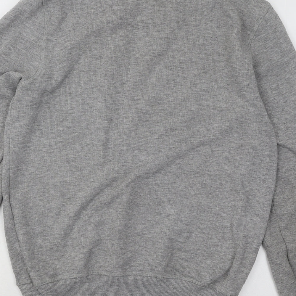 Mens UK Size S River Island Grey Pullover Sweatshirt