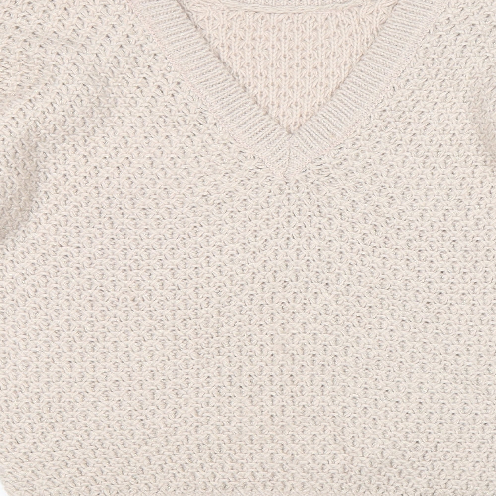 Womens UK Size M Next Beige Pullover Jumper