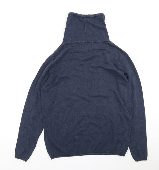 Womens UK Size M Springfield Blue Pullover Jumper