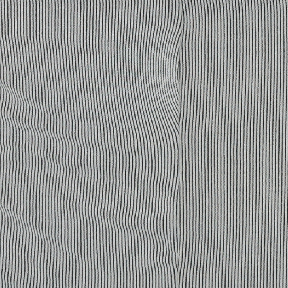 George Womens Grey Polyester Jersey T-Shirt Size 12 Mock Neck - Ribbed