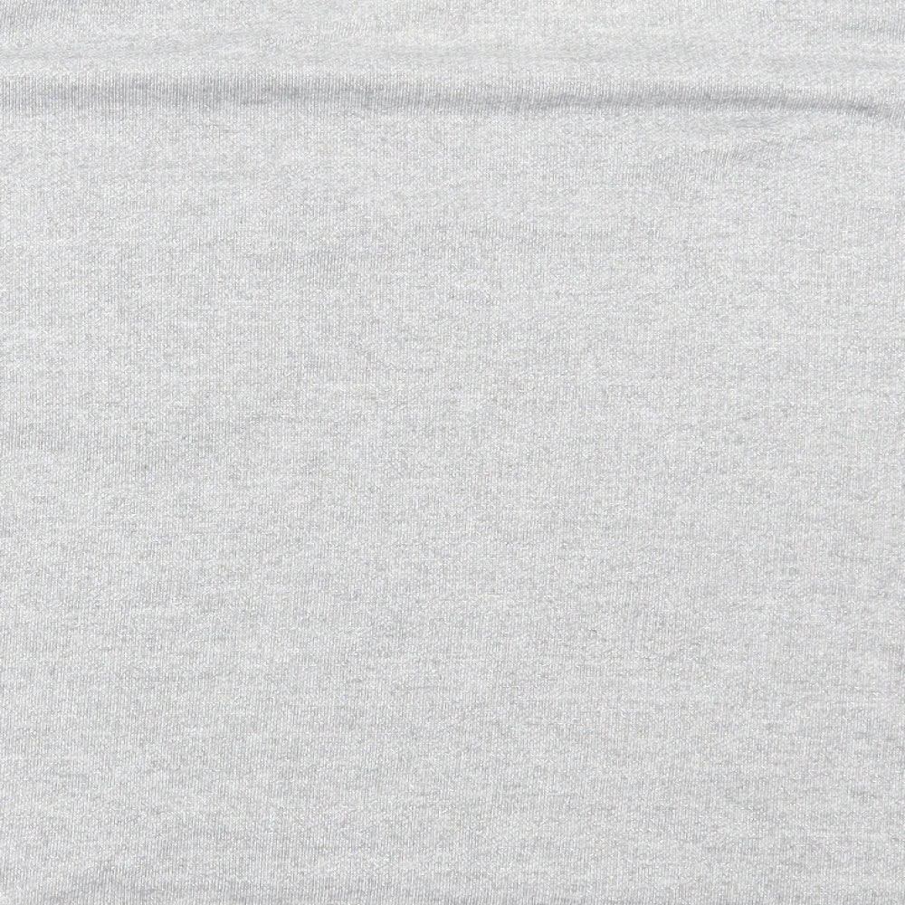 Primark Womens Grey Boat Neck Polyester Pullover Jumper Size L