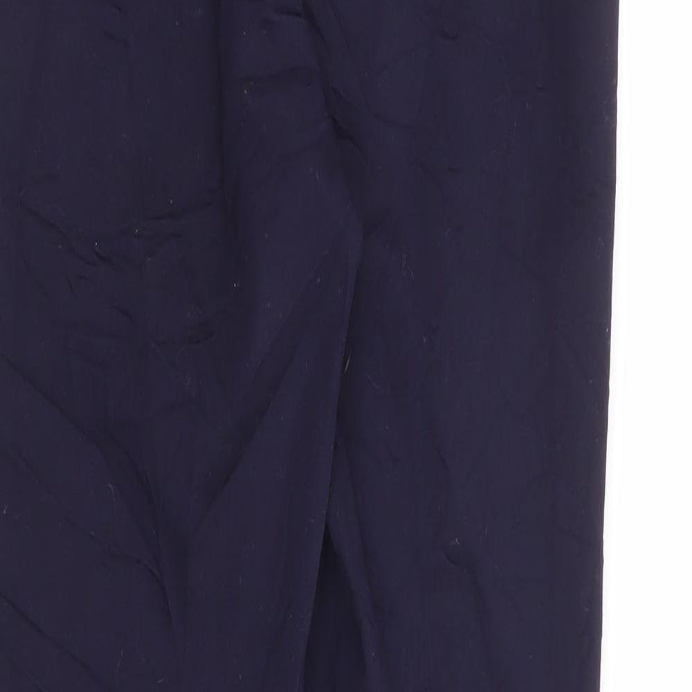 Womens UK Size 4 H&M Regular Fit Blue Trousers