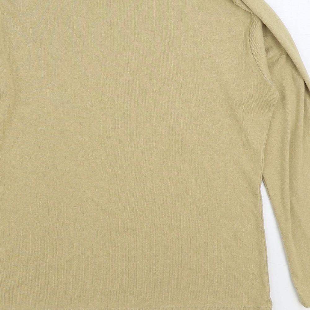 Womens UK Size 14 Poppy Beige Pullover Jumper
