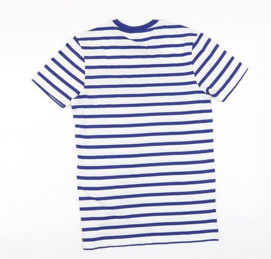 Womens UK Size XS By Very Blue Basic T-Shirt