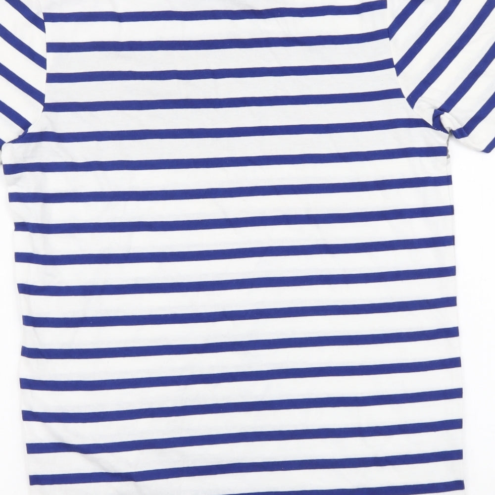 Womens UK Size XS By Very Blue Basic T-Shirt