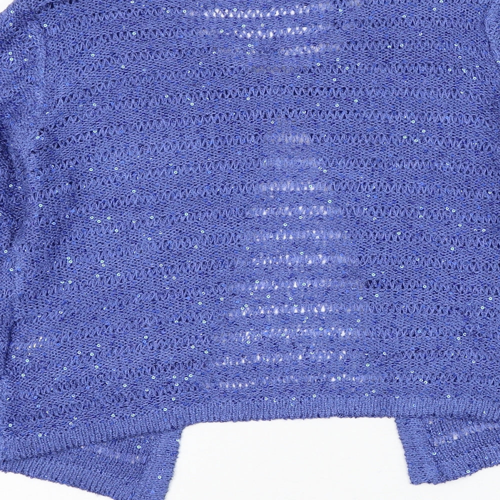 Womens UK Size M Alexara Blue Cardigan Jumper