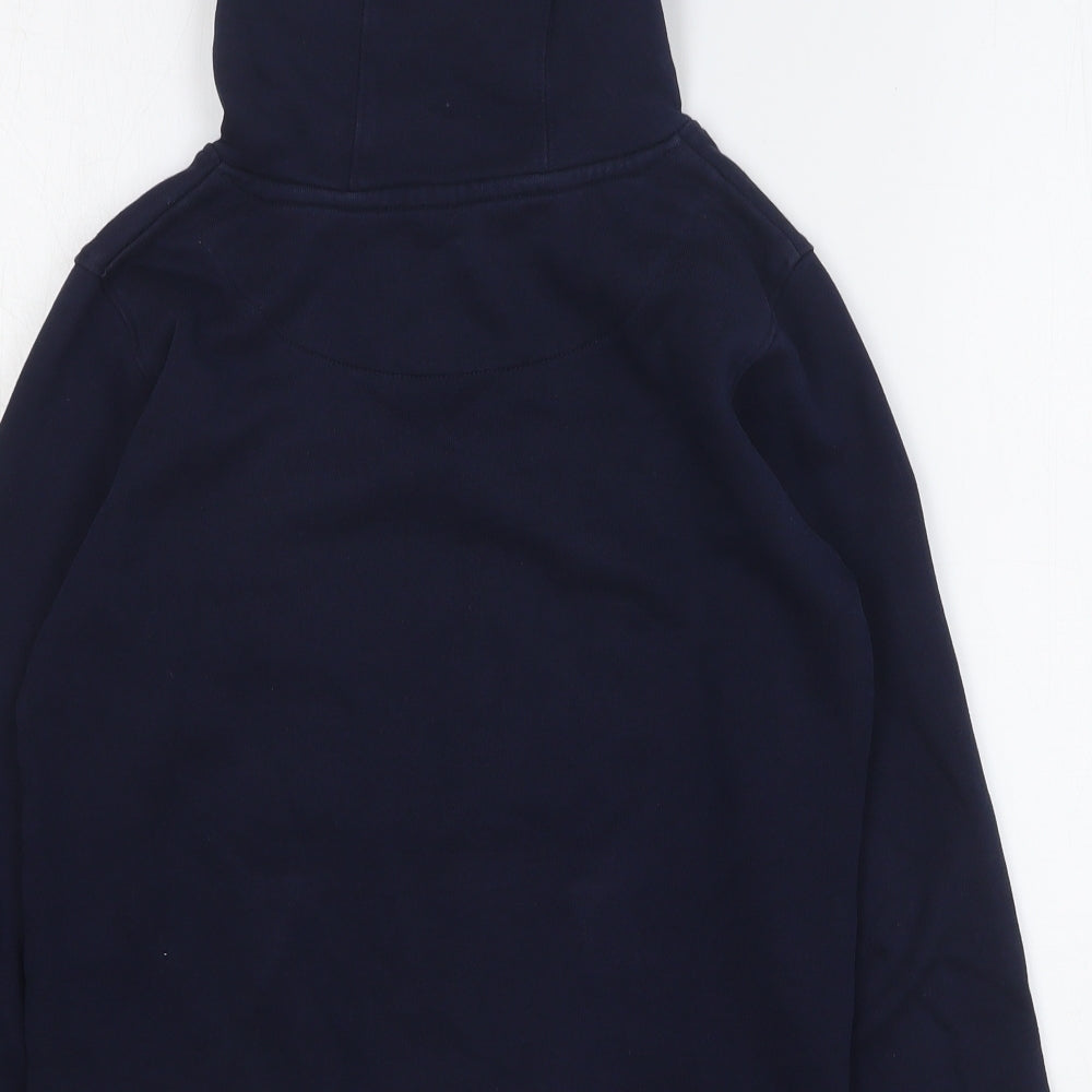 Russell Athletic Boys Blue Cotton Pullover Hoodie Size 9-10 Years Pullover