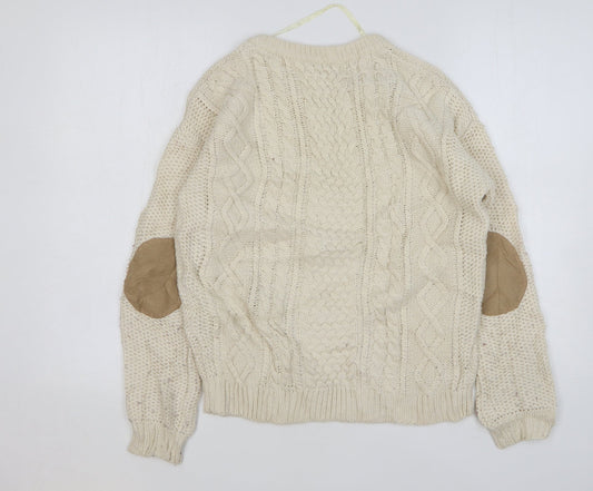 Womens UK Size 6 Atmosphere Beige Pullover Jumper