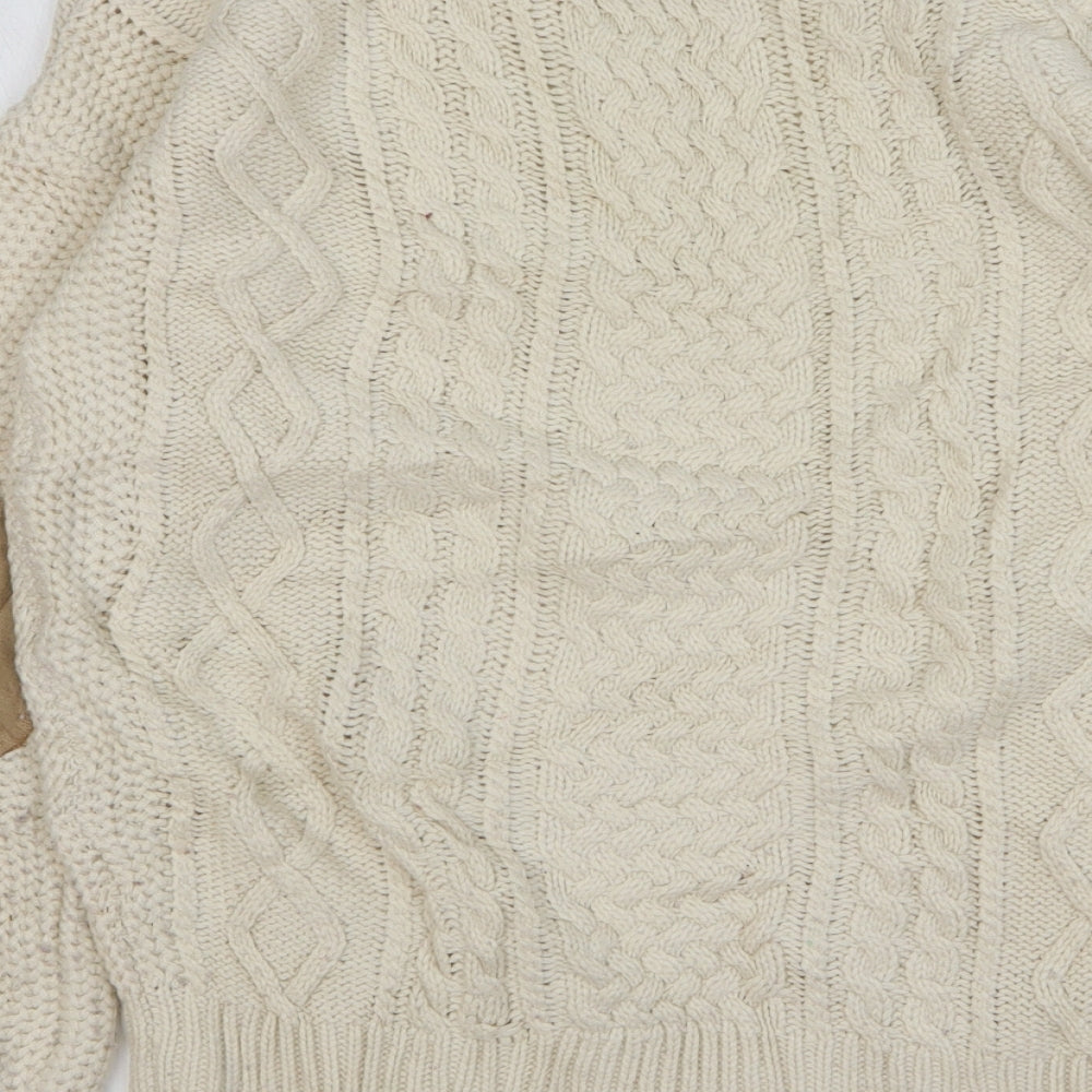 Womens UK Size 6 Atmosphere Beige Pullover Jumper