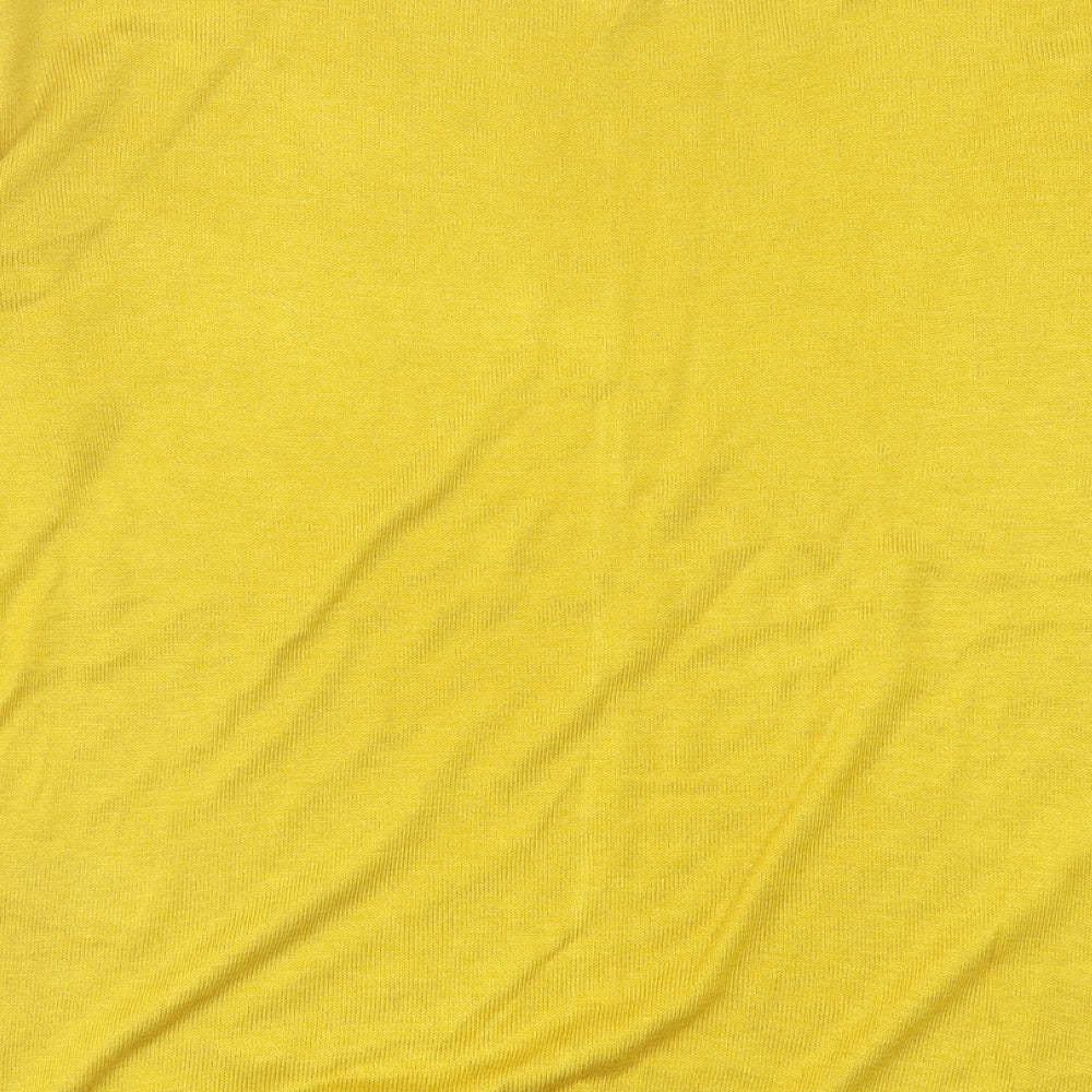 Womens UK Size S Marks and Spencer Yellow Pullover Jumper