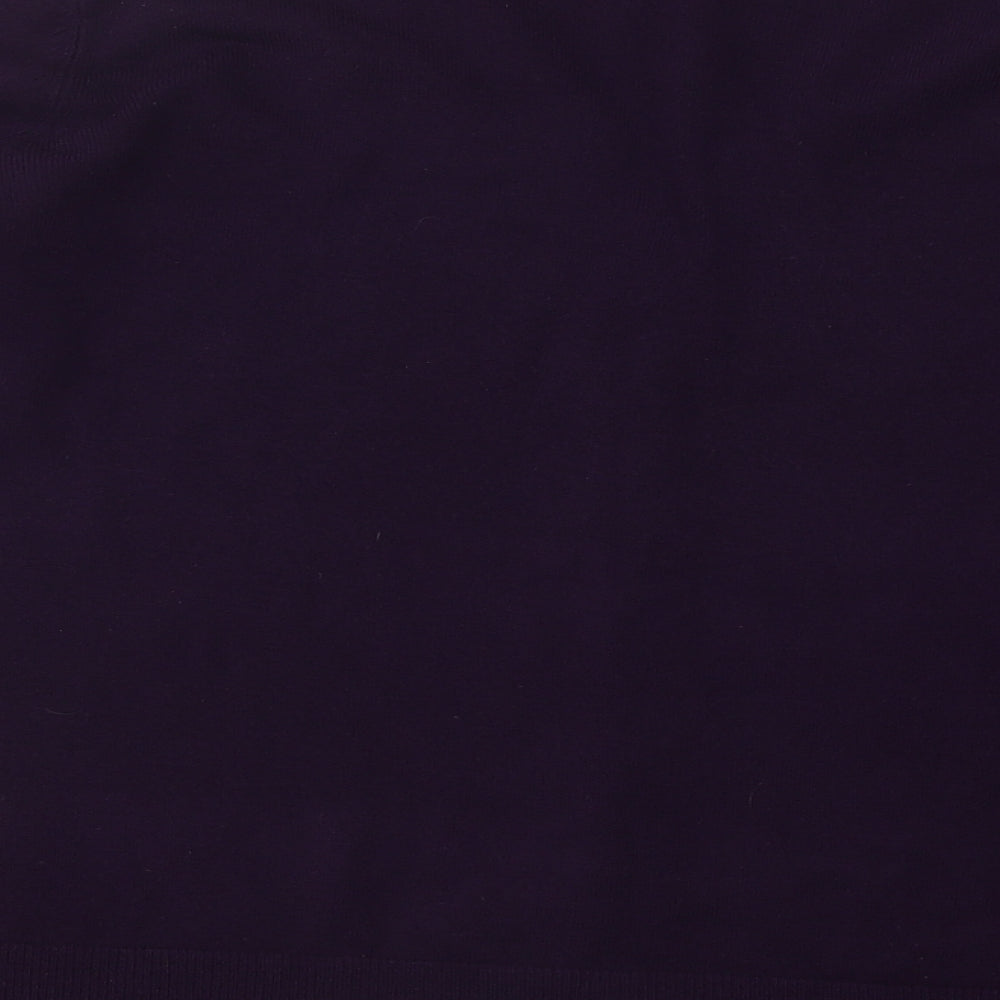 Womens UK Size 16 BHS Purple Cardigan Jumper