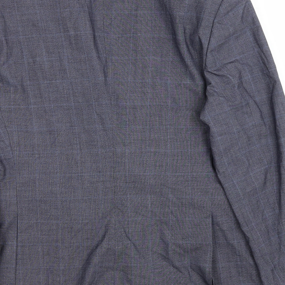 Mens UK Size 42 Burton Regular Grey Suit Jacket