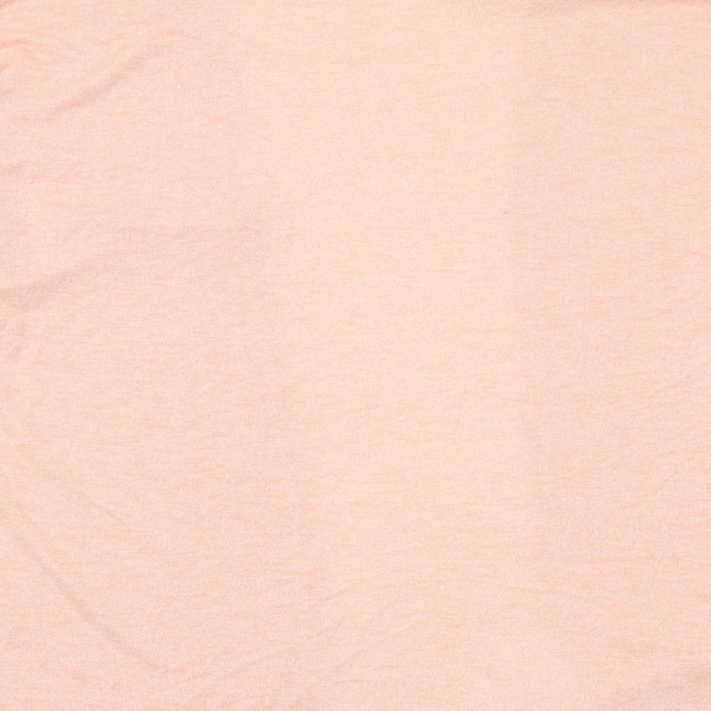 George Womens Orange Kimono Jacket Size 16 - Crochet Trim