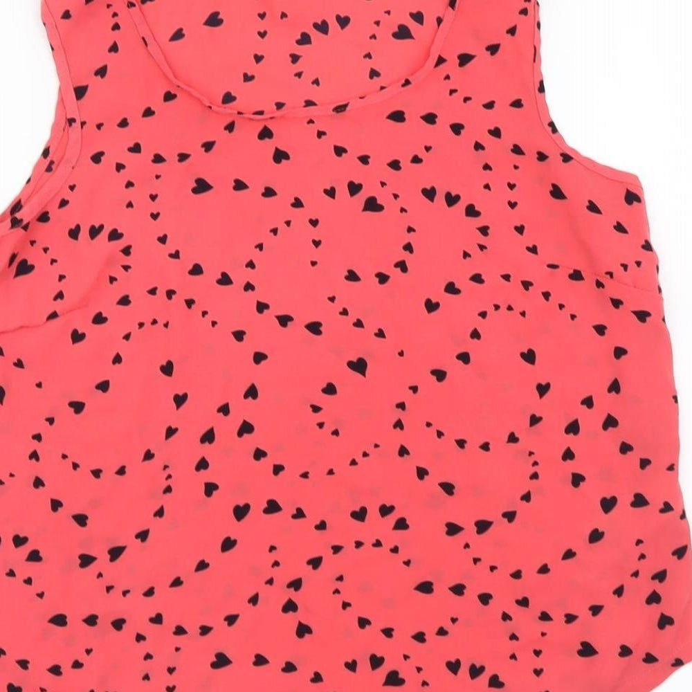 Womens UK Size 8 Marks and Spencer Pink Camisole Tank