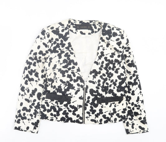 Womens UK Size L Zara White Jacket