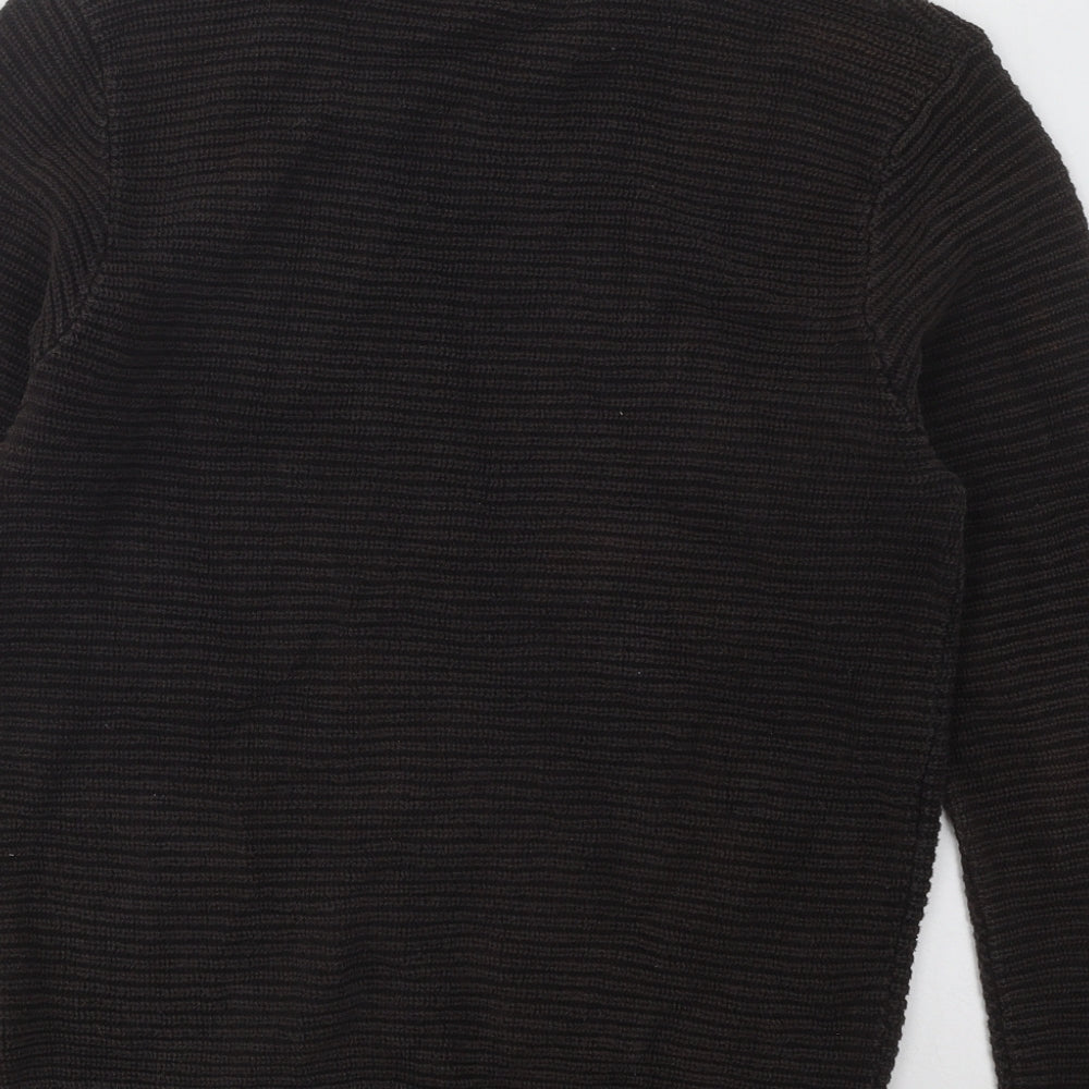Womens UK Size S H&M Brown Pullover Jumper