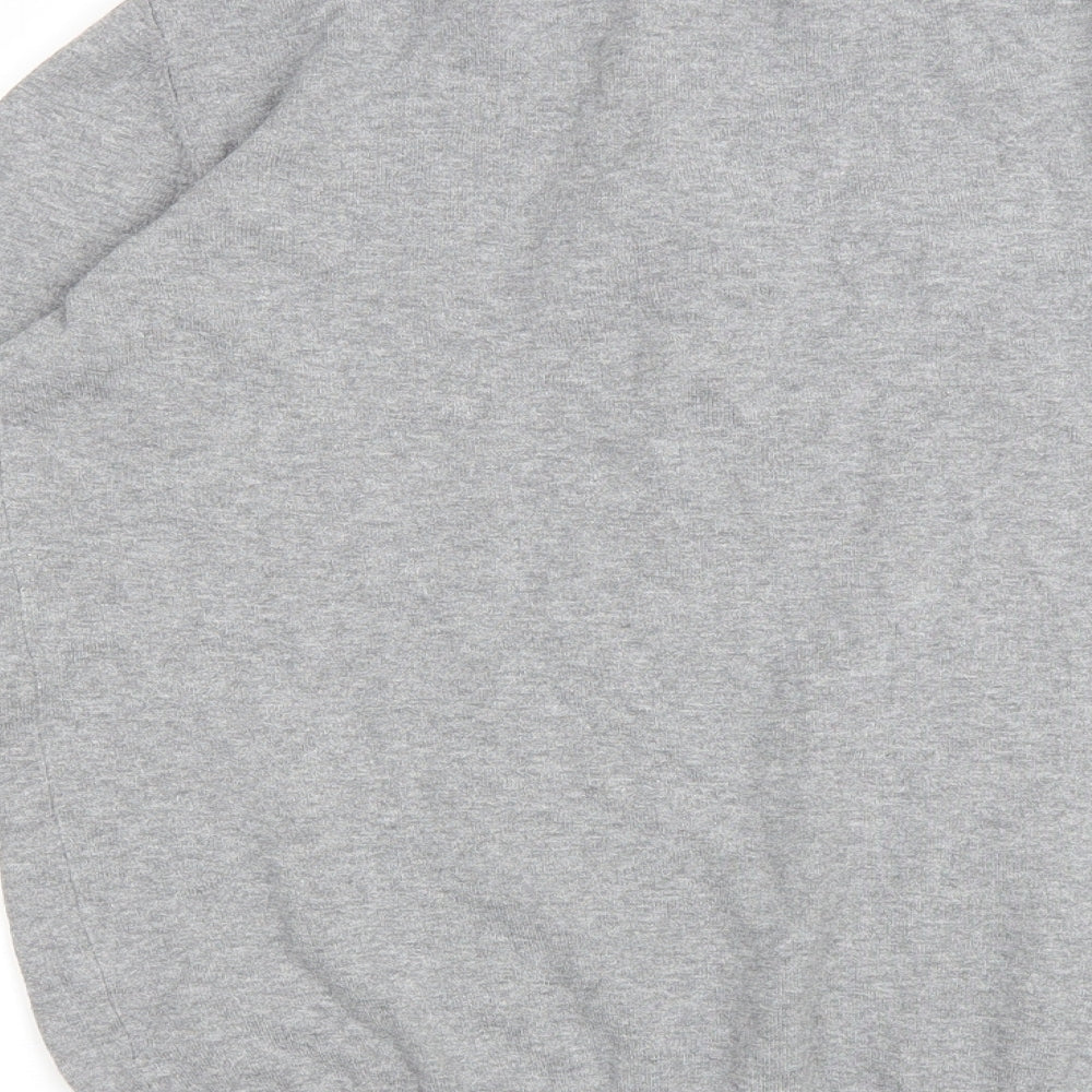 George Mens Grey Cotton Pullover Sweatshirt Size S