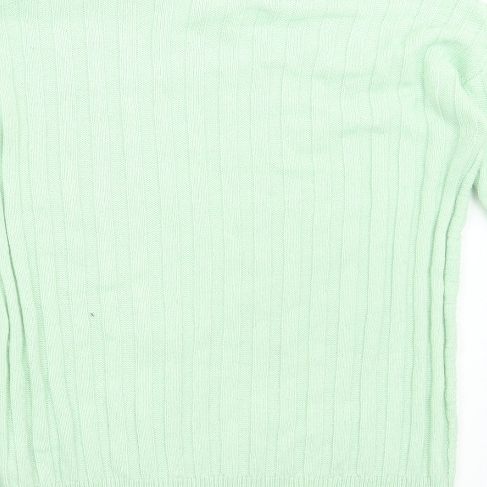 Womens UK Size XS Marks and Spencer Green Pullover Jumper
