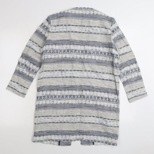 Womens UK Size XS H&M Blue Cardigan Jumper