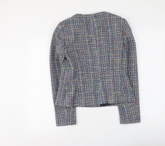 F&F Womens Blue Jacket Size 10 Zip