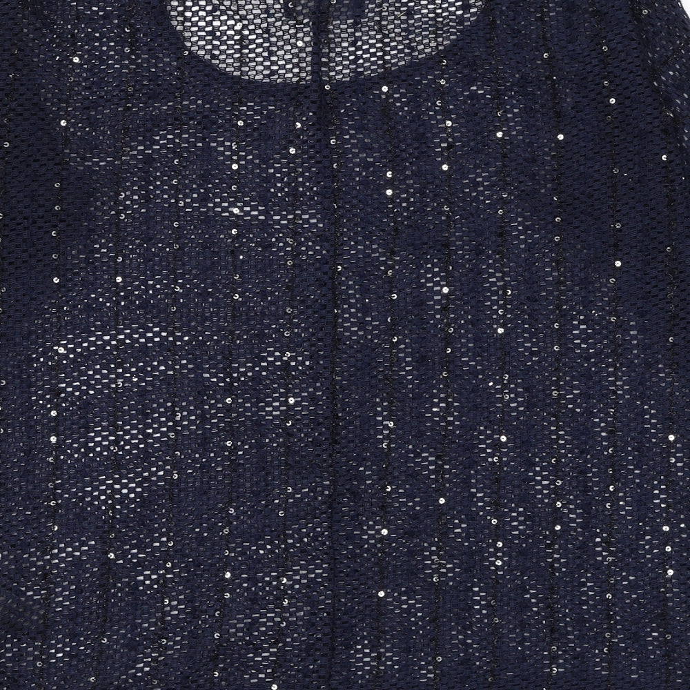 Womens UK Size 10 NEXT Blue Pullover Jumper