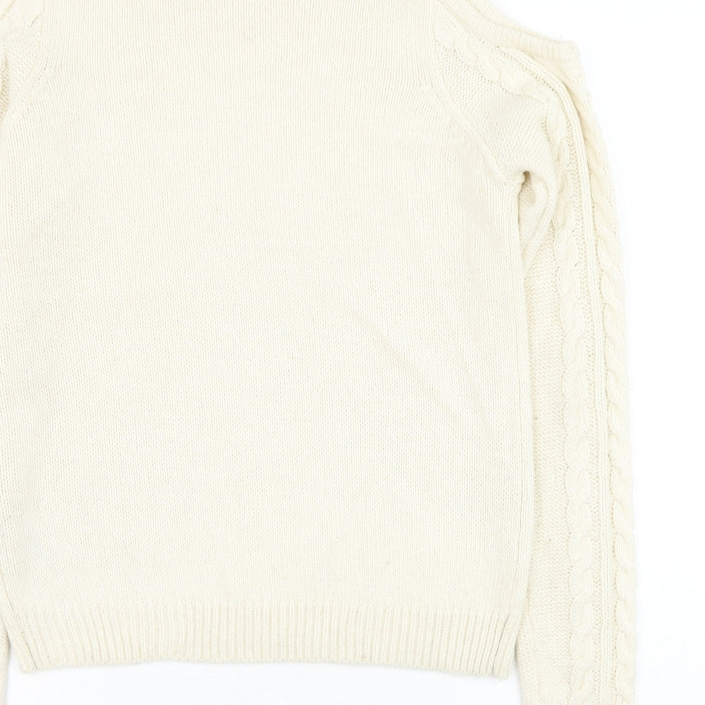 Womens UK Size 10 Dorothy Perkins Ivory Pullover Jumper