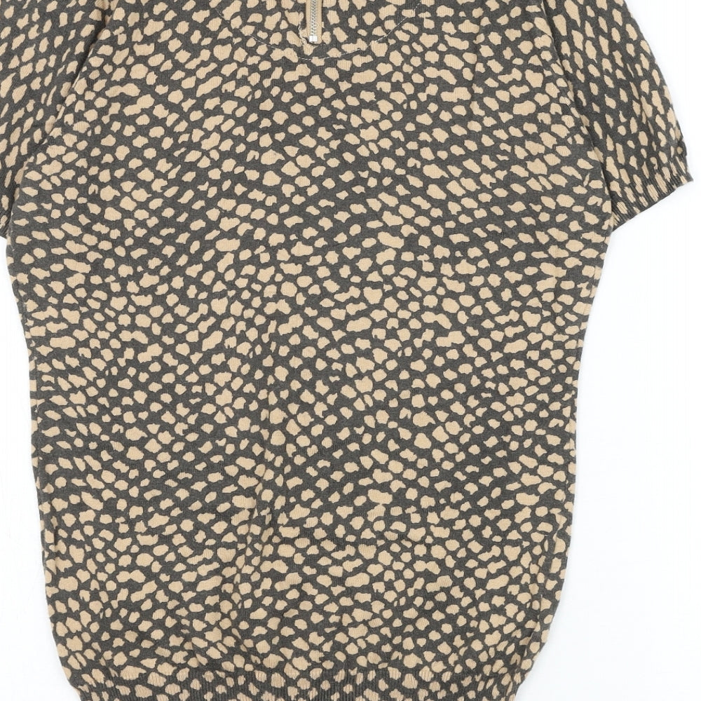 Womens UK Size 12 NEXT Brown Pullover Jumper