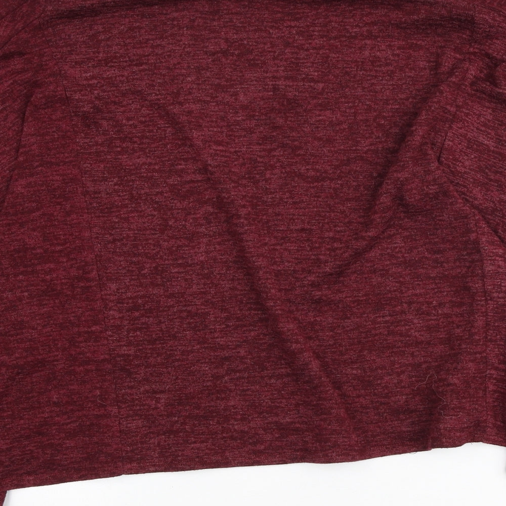 Womens UK Size M Preworn Red Pullover Jumper