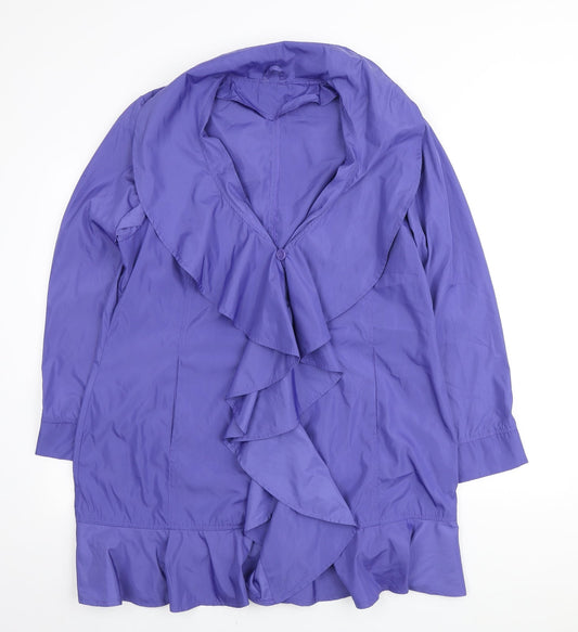 Womens UK Size 16 Being Casual Purple Anorak Coat