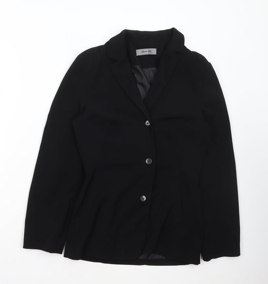 Womens UK Size 10 AMARANTO Black Jacket
