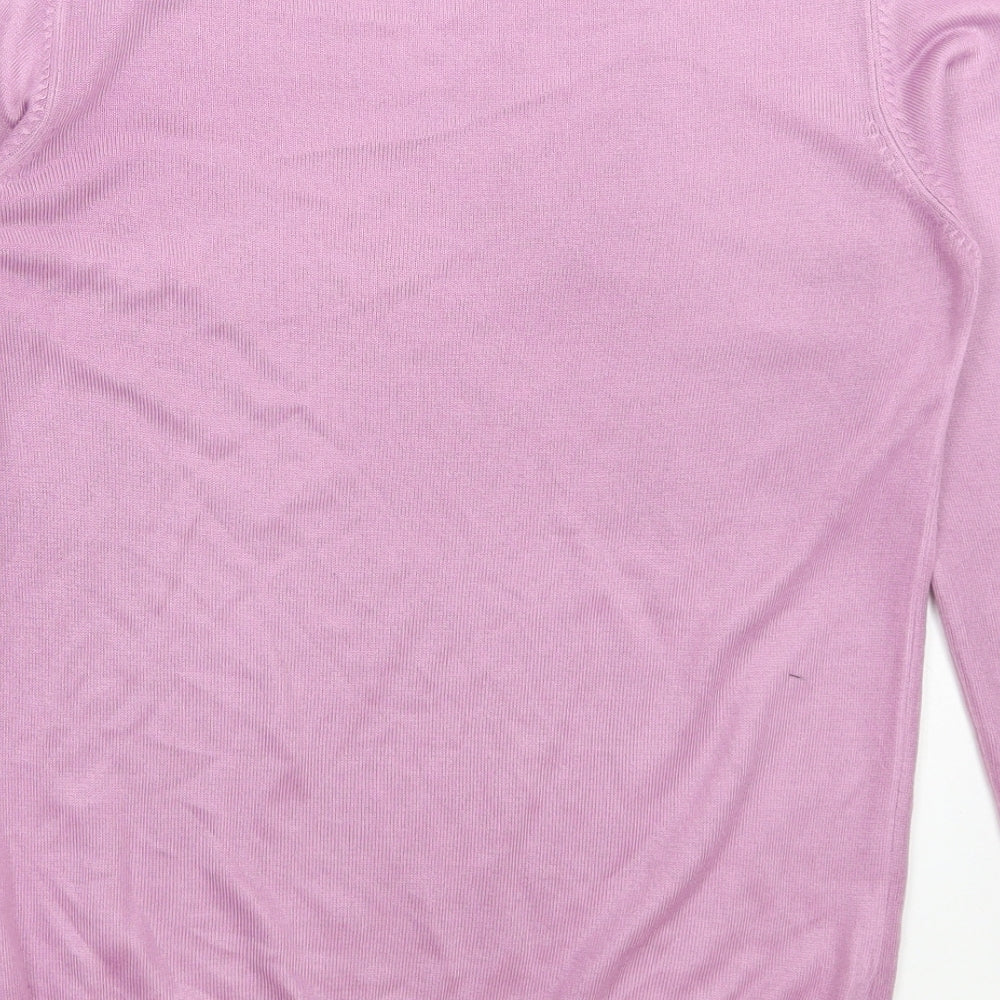 Womens UK Size 8 Marks and Spencer Purple Pullover Jumper