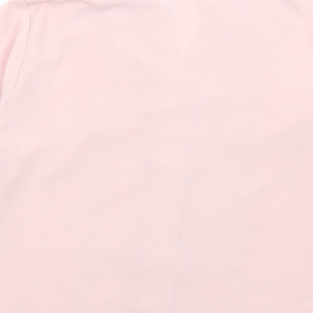 Womens UK Size 14 FOSBY Pink Basic Button-Up