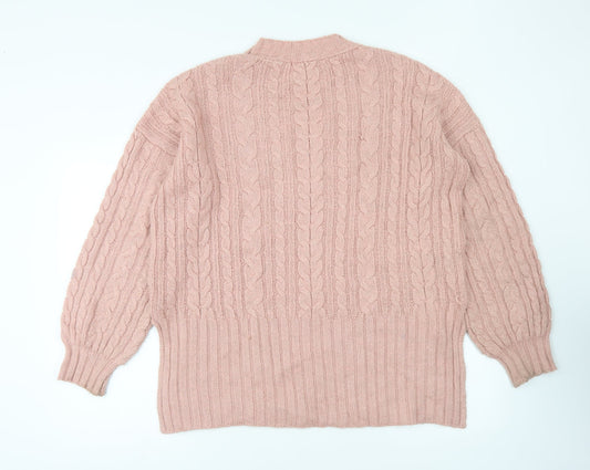 Womens UK Size M NEXT Pink Pullover Jumper