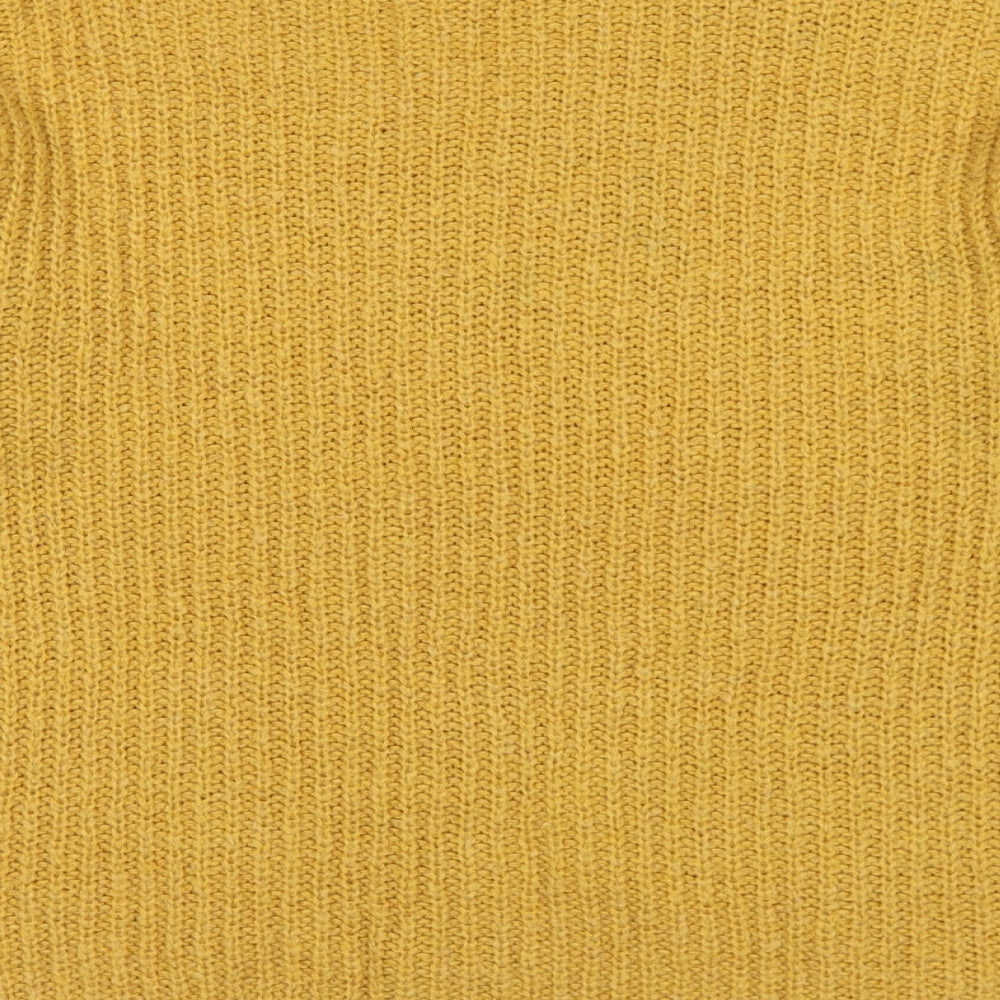 Womens UK Size M New Look Yellow Pullover Jumper