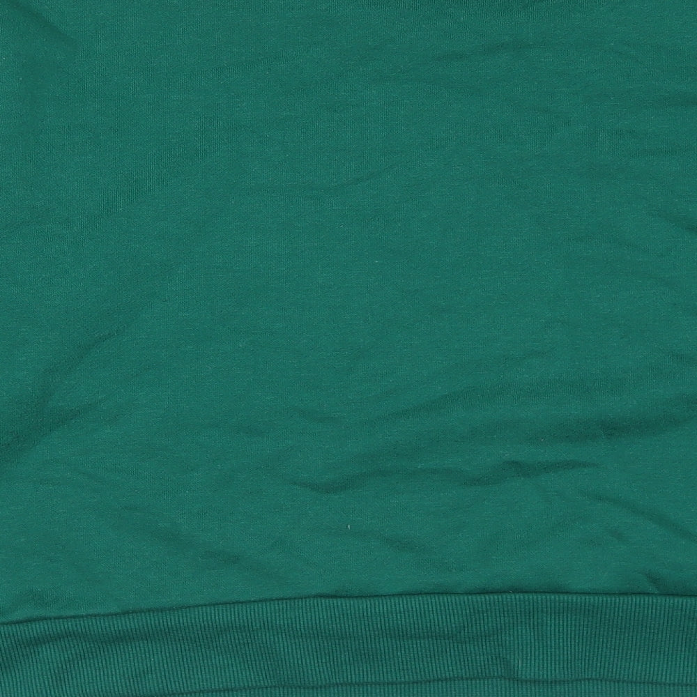 Primark Womens Green Round Neck Polyester Pullover Jumper Size M