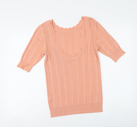 Womens UK Size M Oasis Pink Pullover Jumper