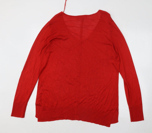 Womens UK Size 16 NEXT Red Pullover Jumper