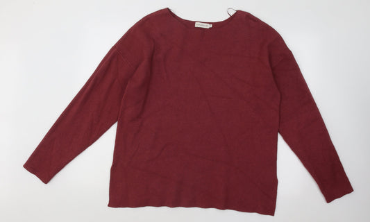Womens UK Size 16 Paraphrase Pink Pullover Jumper