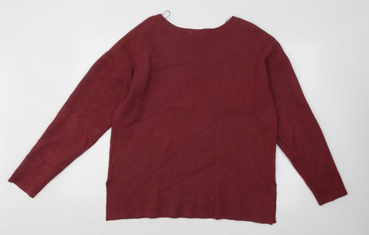 Womens UK Size 16 Paraphrase Pink Pullover Jumper